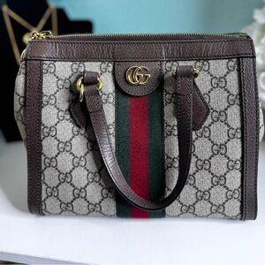 Gucci Ophidia Top Handle Tote Small